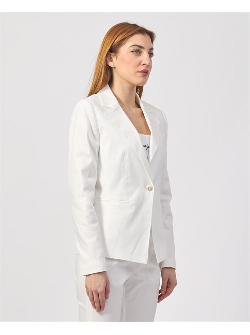 Veste en coton à boutonnage simple pour femme Yes Zee YES ZEE | G404-KD000107